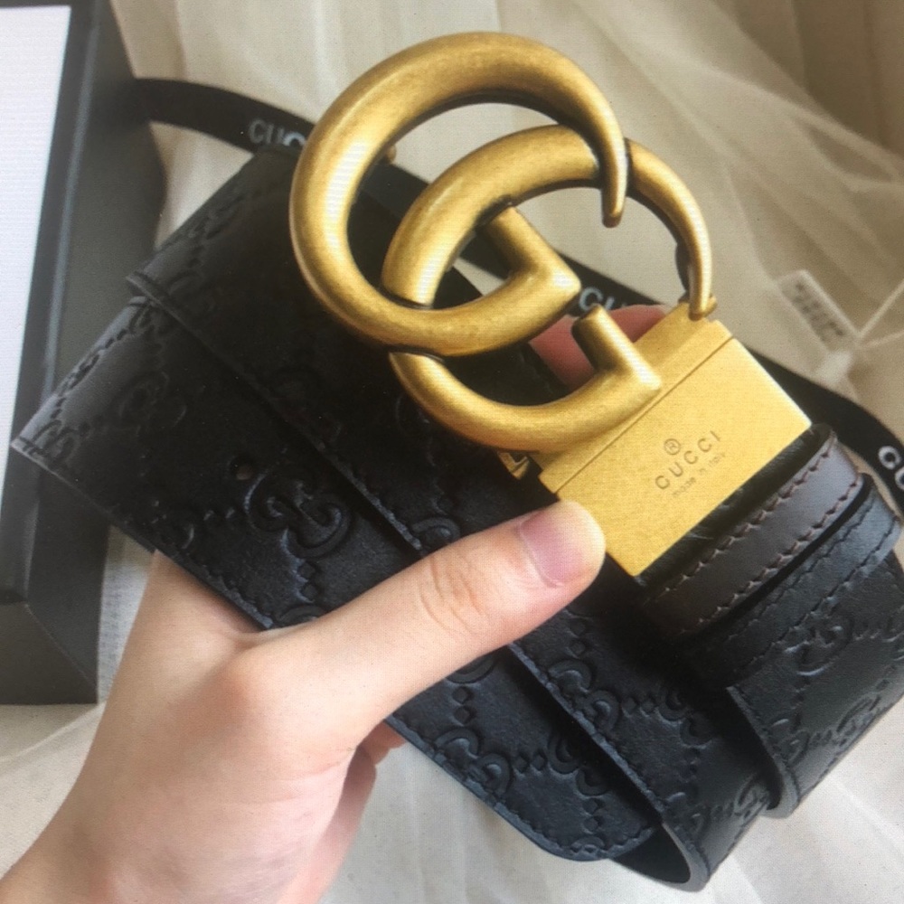 Gucci leather Belt